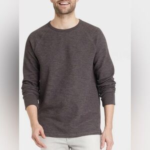 Goodfellow Long Sleeve Thick Shirt / Sweater in Natures Grey - Size S